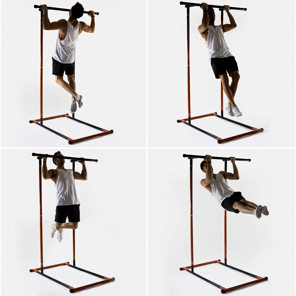 Pack Stazione Trazioni Fitness con Guida Esercizi e Gilet Sauna Sport Uomo XL InnovaGoods