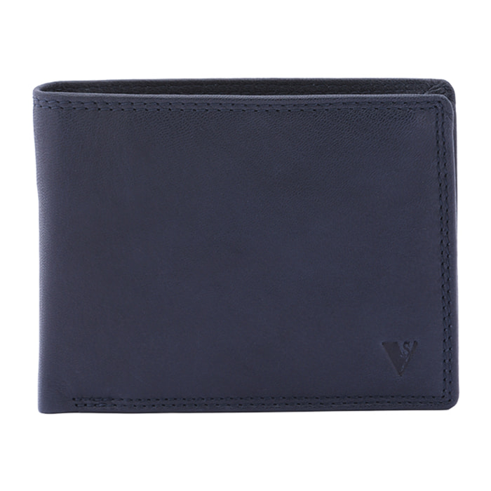 Portafoglio  da uomo In Vera pelle Made in Italy 9,5x12x2,5 cm