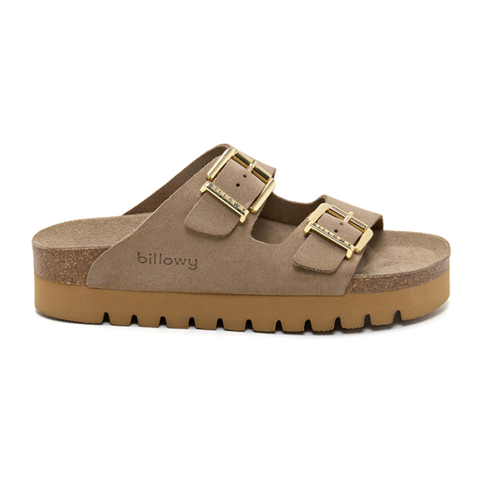 SANDALIA PLATAFORMA BILLOWY MARRON