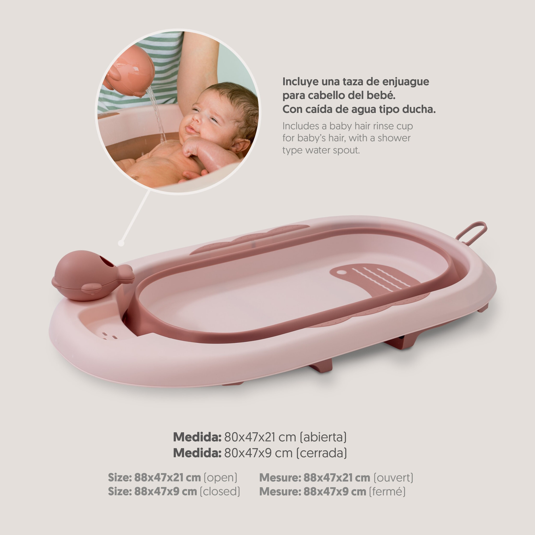 Bañera Plegable para Bebé