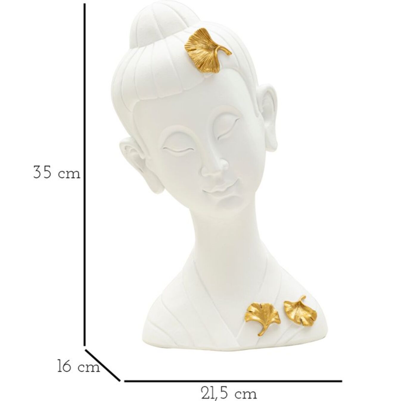 TESTA BUDDHA -A- CM 21,5X16X35