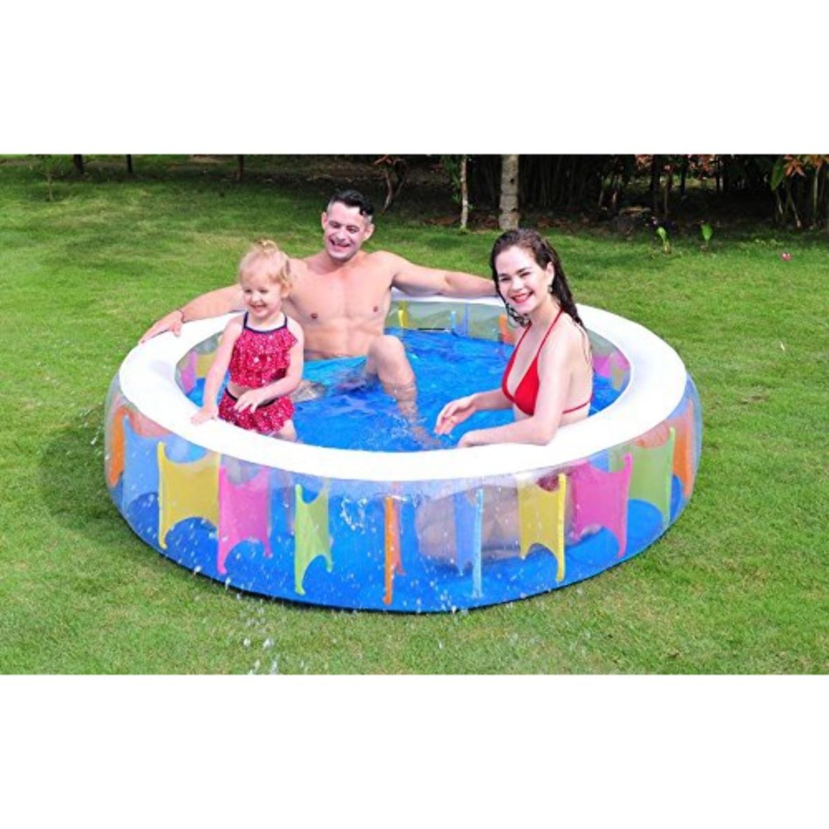 PISCINA GONFIABILE SUNCLUB ROTONDA GIANT RAINBOW 190X50CM