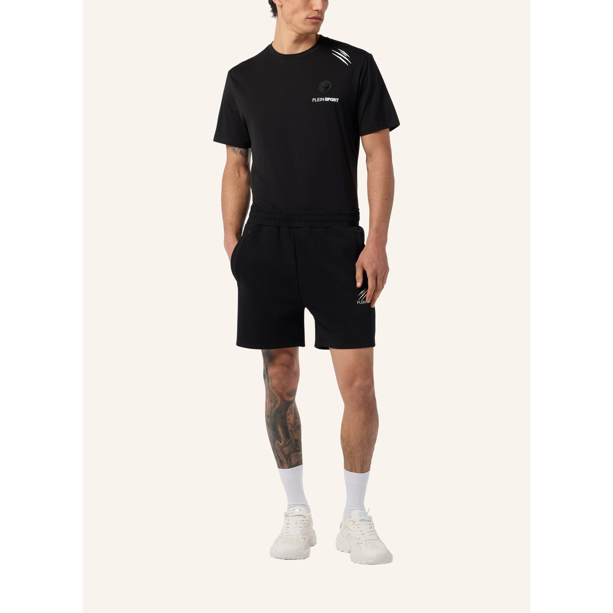 PLEIN SPORT Pique Jogging Shorts Icon