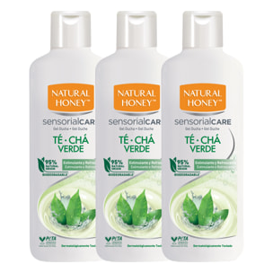 PACK X3 GEL DE DUCHA TÉ VERDE NATURAL HONEY