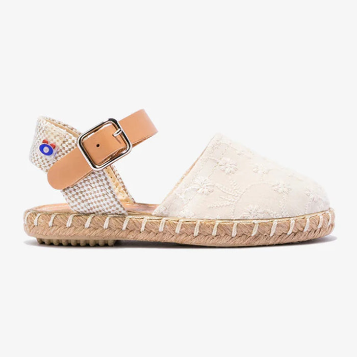 Alpargatas de Bebés Suela Yute Beige