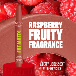 NYX Professional Makeup Fat Matte Rouge à Lèvres Mat Crémeux Rose Robe