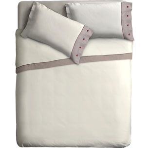 Completo letto Naturale IPERSAN Puro Cotone Spigato