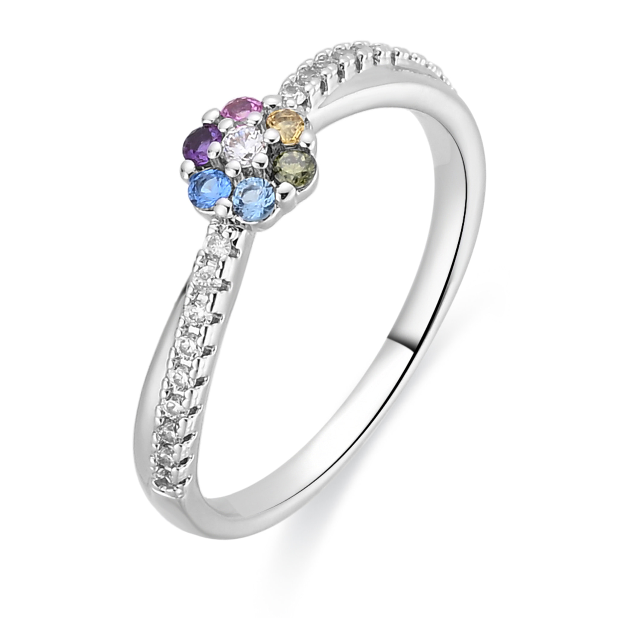 Anillo Zetrana acabado plata