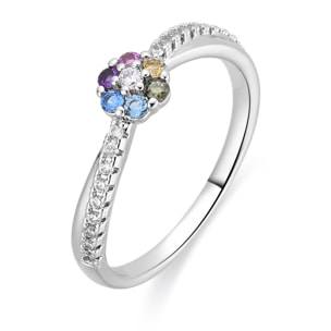 Anillo Zetrana acabado plata