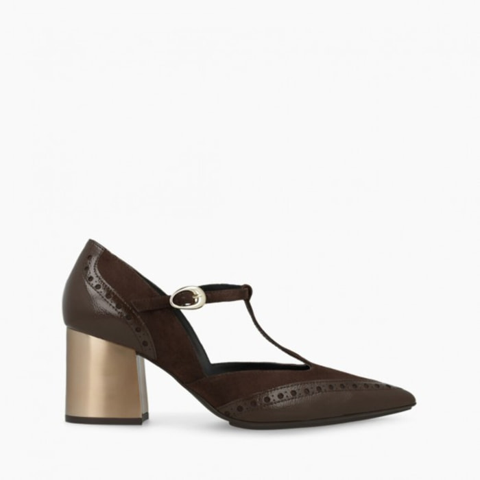 ZAPATOS DE SALÓN MARRONES NILO