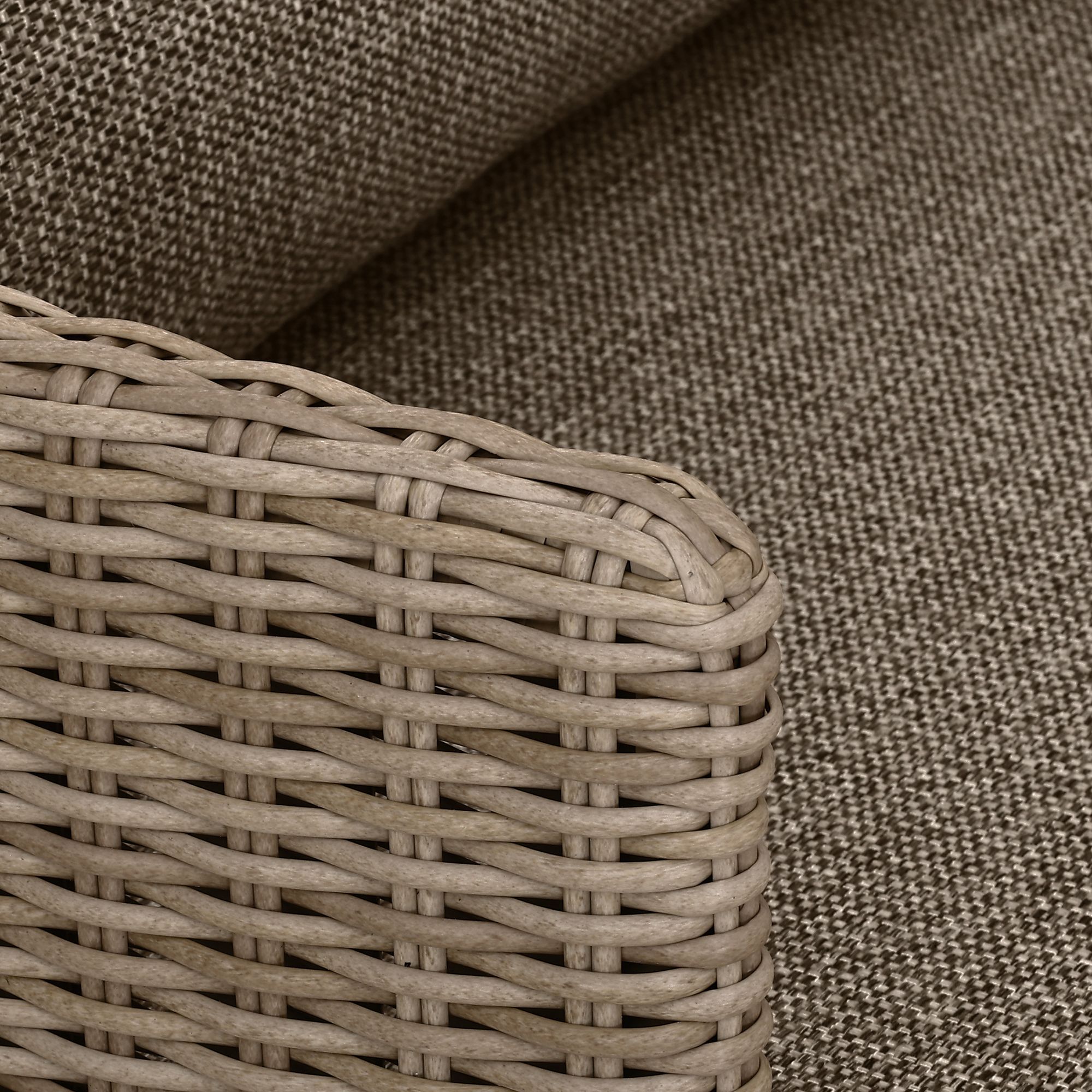 Salon de jardin en aluminium et polywood moka 5 places MADRAGUE