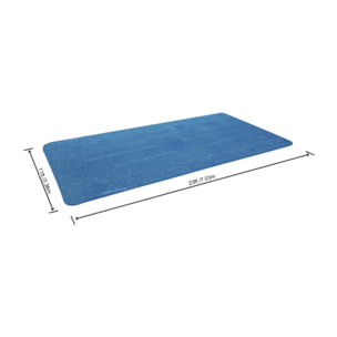 Bestway Bâche à bulles rectangle 703 x 366 cm pour piscine Power Steel 640 x 274 ou 732 x 366 cm