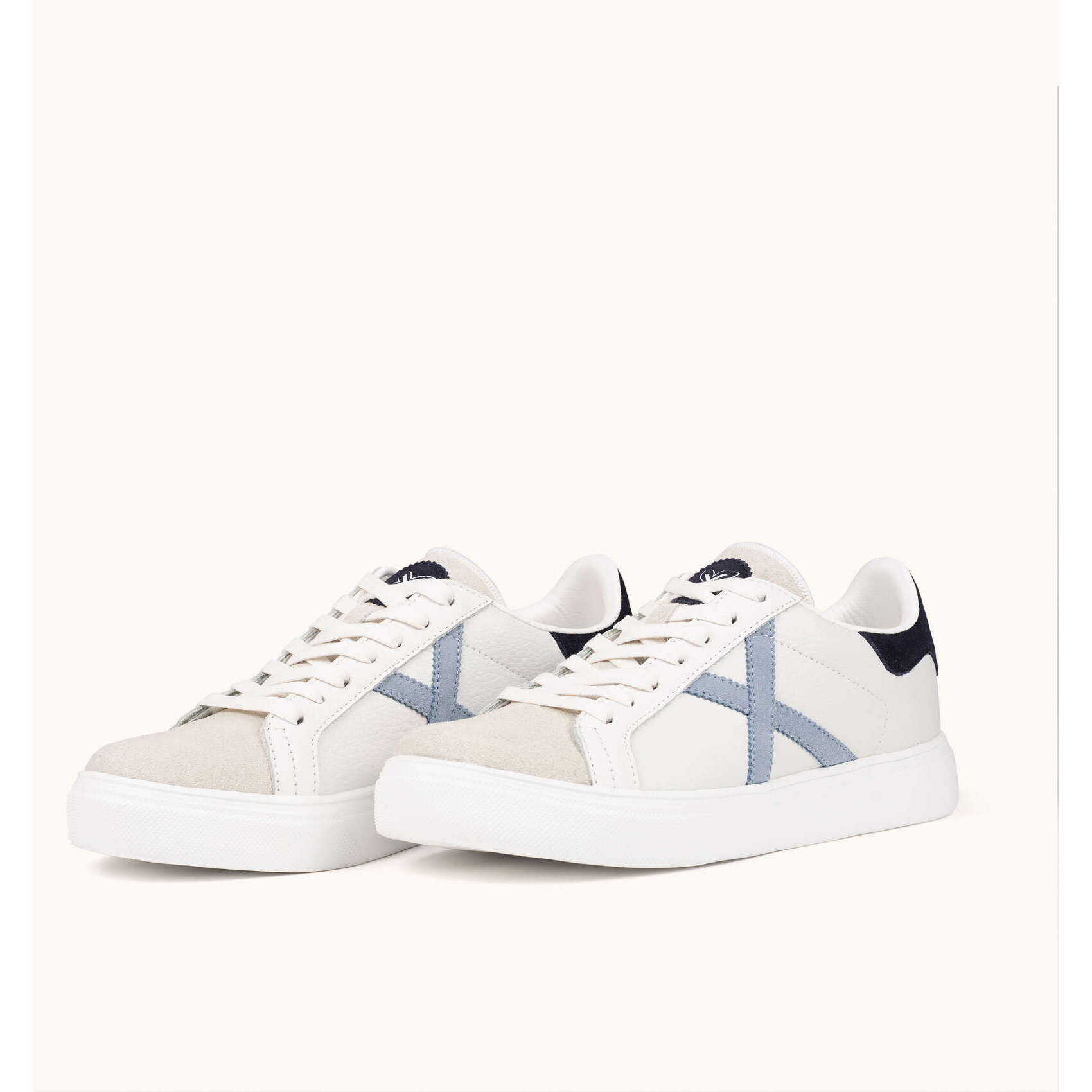 MUNICH RETE 117 Retro tenis y skate Blanco y Multicolor