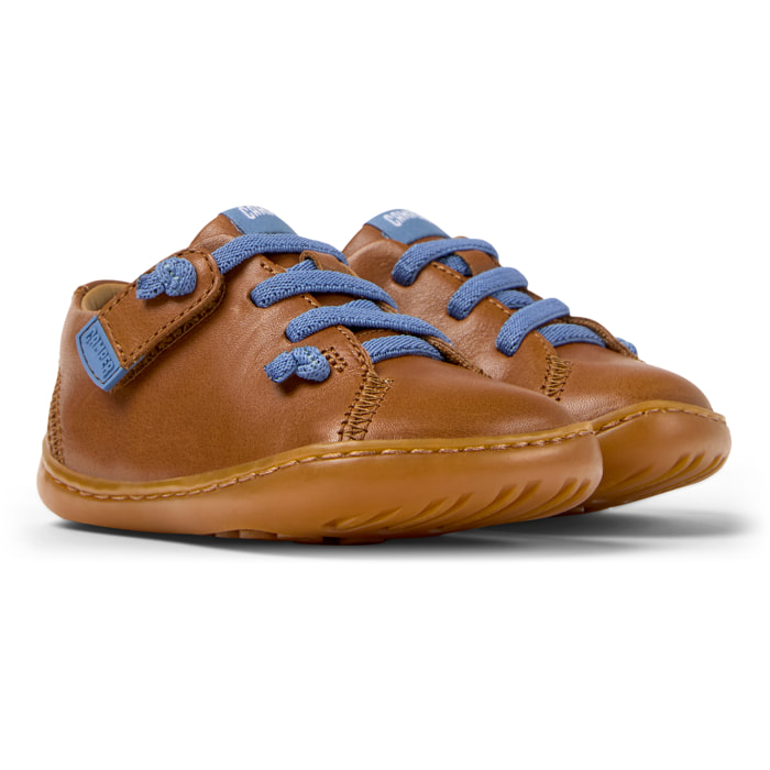 Sneakers - CAMPER Peu Cami - Marrone - Pelle liscia
