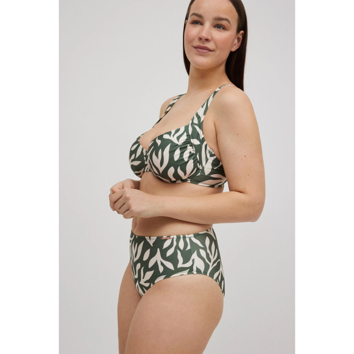 Set bikini snellente glitter per coppe grandi D ed F