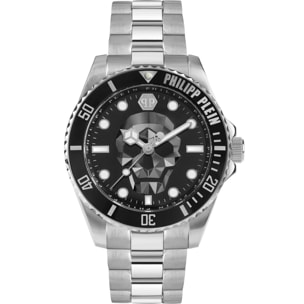 Orologio Philipp Plein SKULL DIVER Acciaio Silver