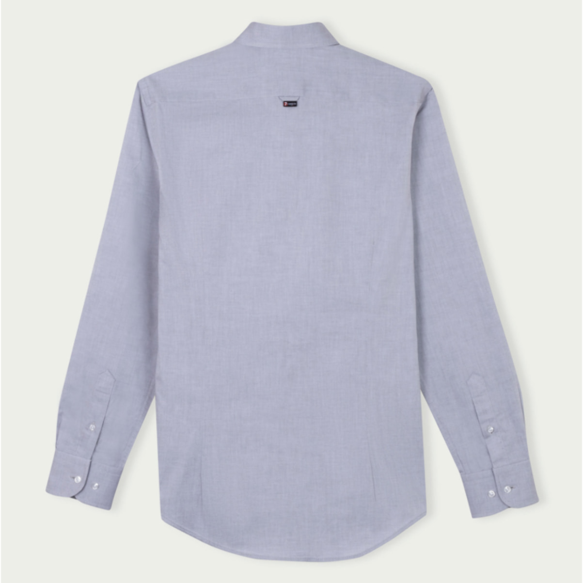 Camicia Uomo 1 Bottone Button Down Slim Oxford unito Verde Oliva
