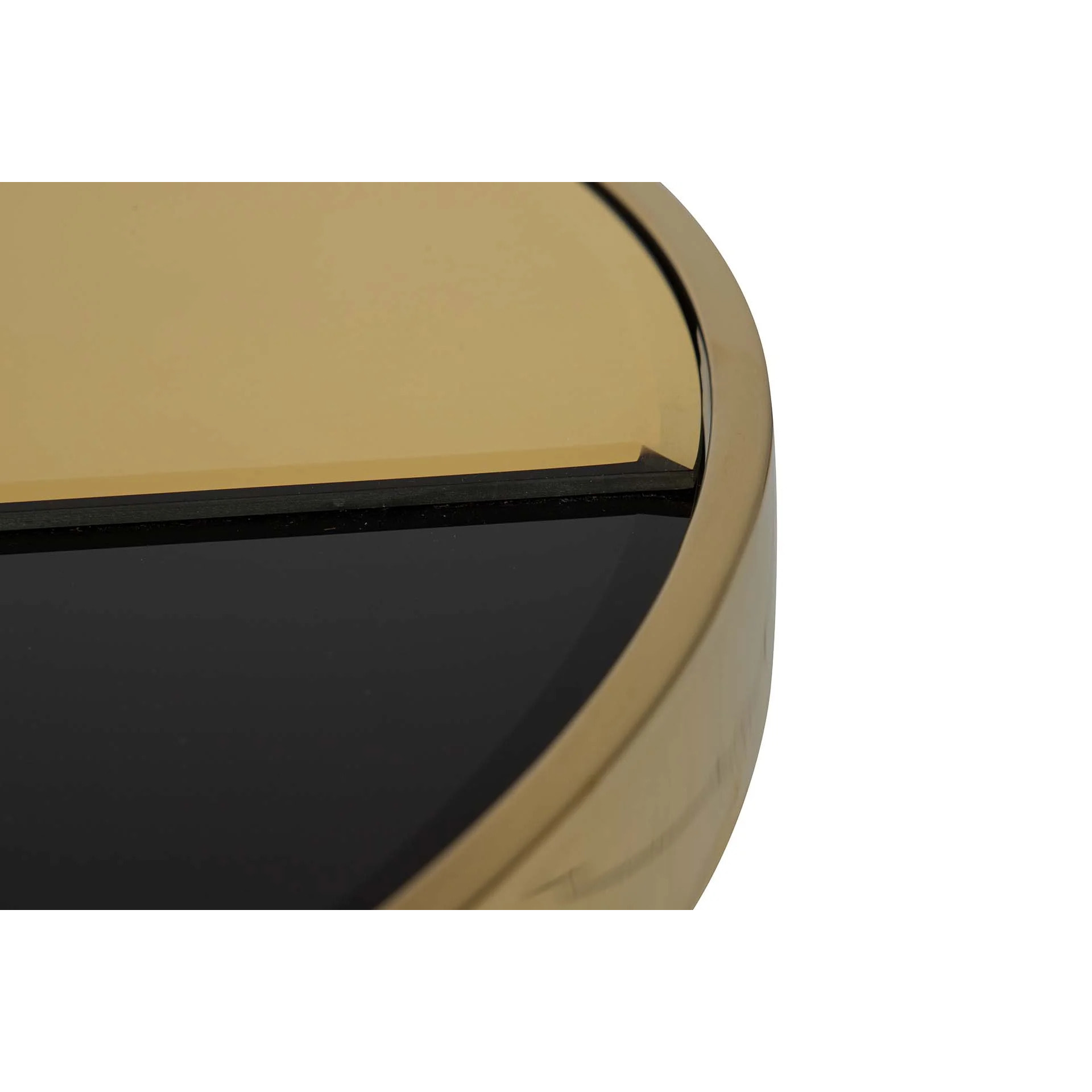 Mesa Auxiliar Acero Inoxidable Dorado 55x53x55 Cm