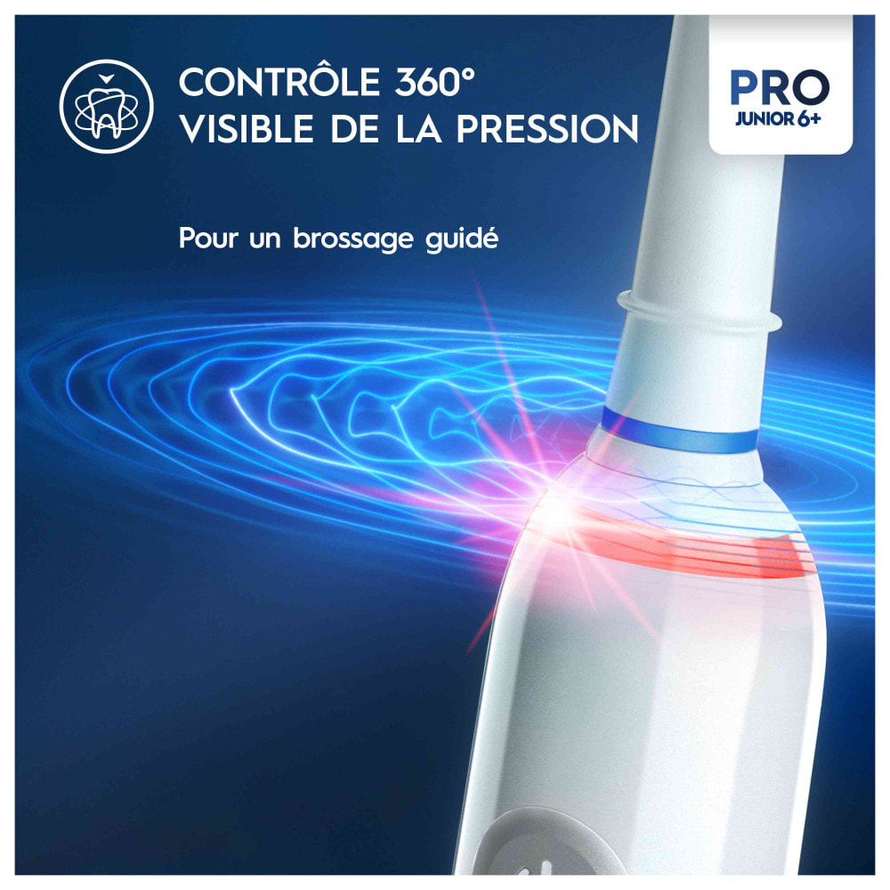 Oral-B Pro Junior La reine des neiges Brosse À Dents Électrique, 6 Ans Et Plus