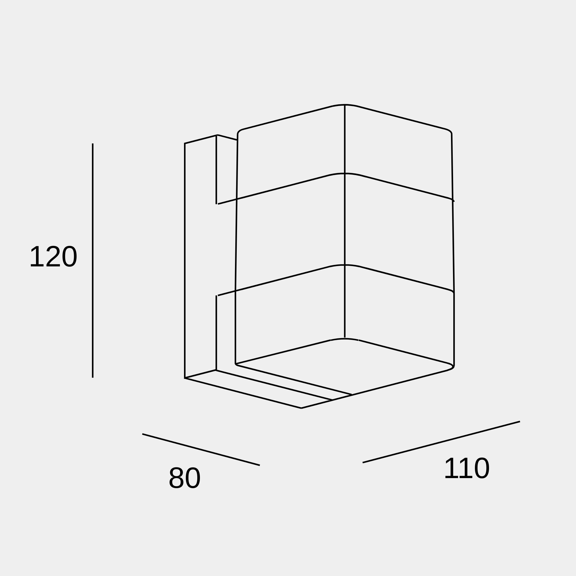 FORLIGHT Aplique IP44 Opalo LED 14.3W Blanco Neutro 4000K On/Off Negro Iluminación Interior Moderna y Eficiente
