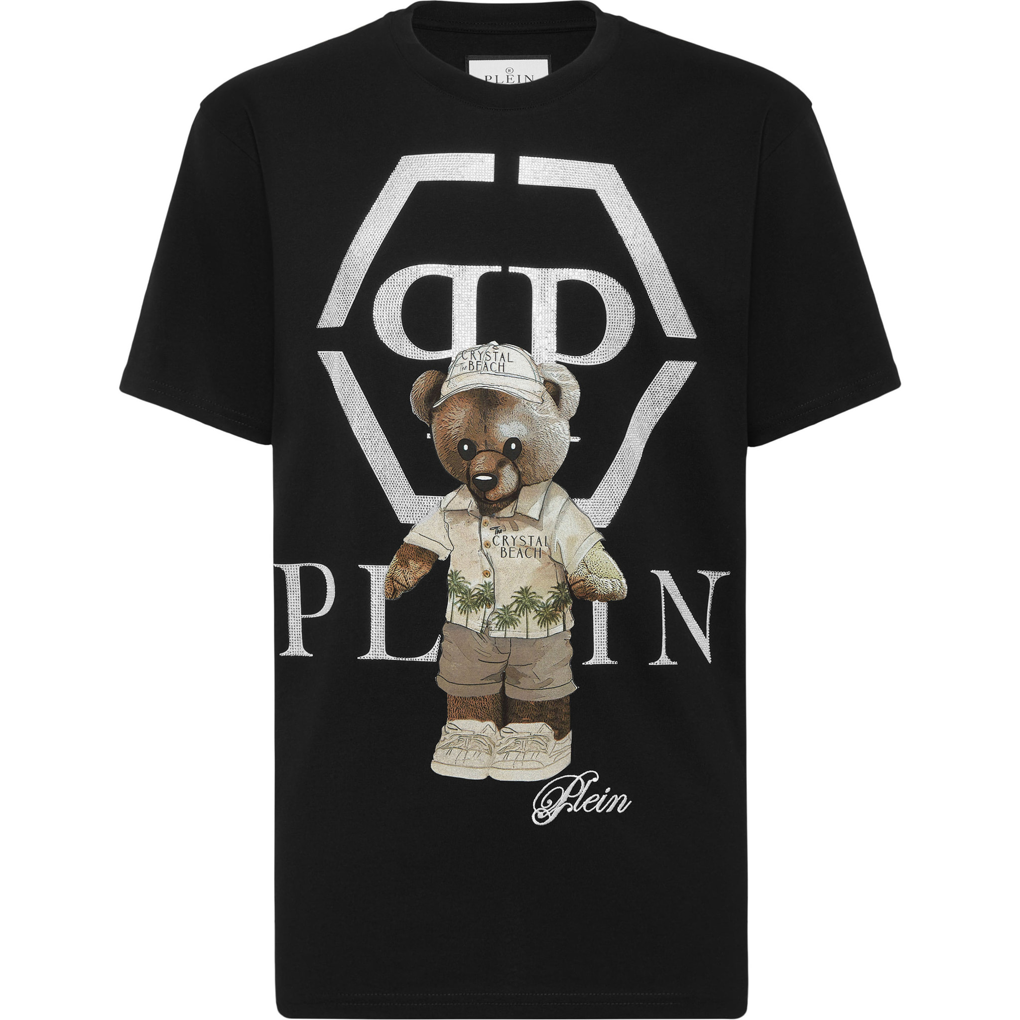 PHILIPP PLEIN T-shirt girocollo a maniche lunghe TEDDY