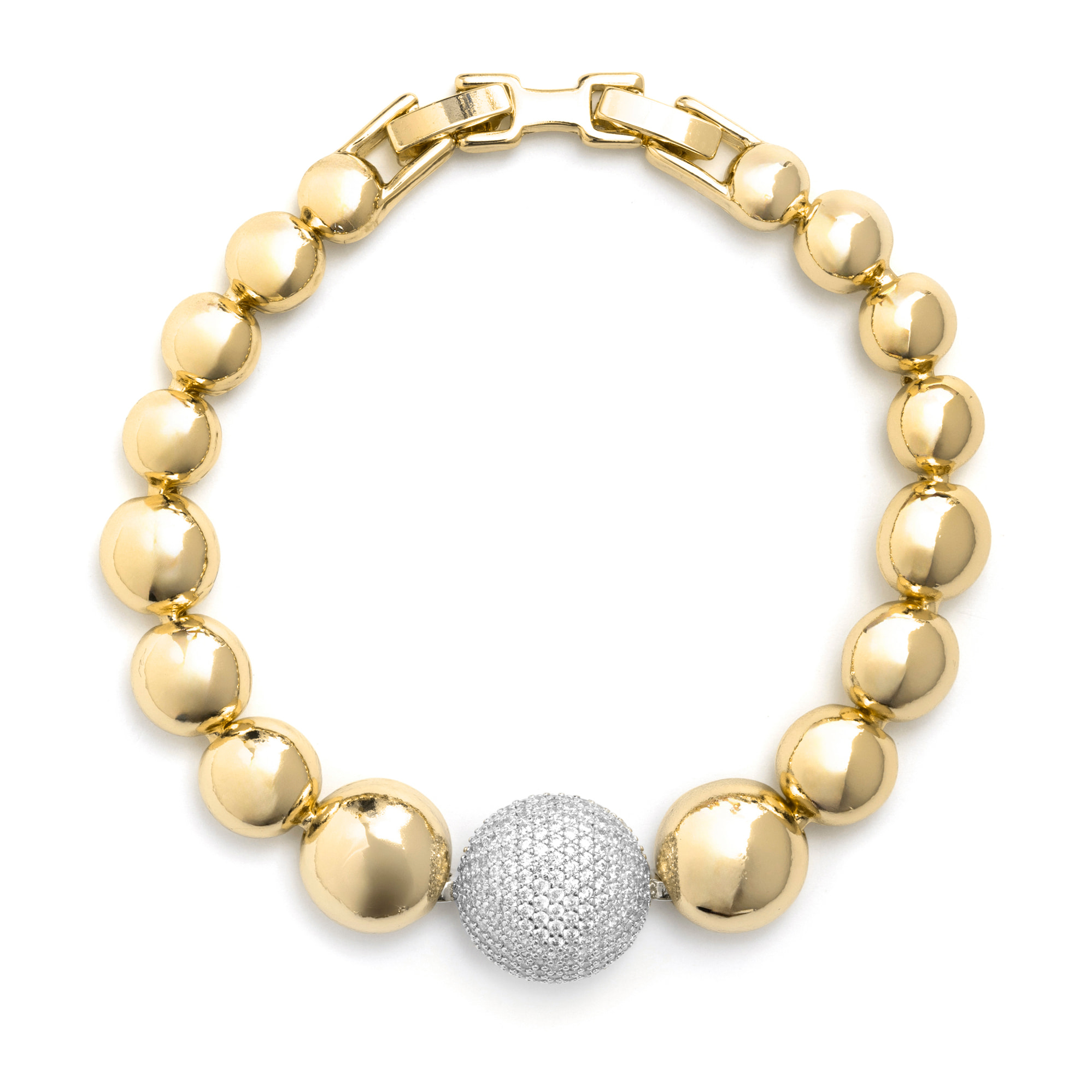 Pulsera Avihe acabado oro amarillo 18k