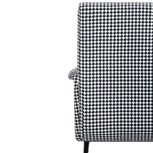 Poltrona Marilyn Pied De Poul Bianca e nera