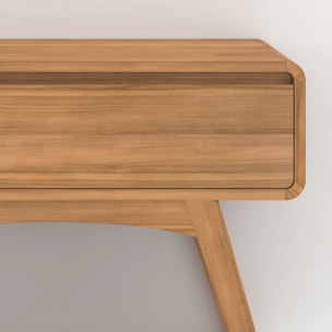 Meuble de salle de bain en bois de teck 90 cm - Kafa