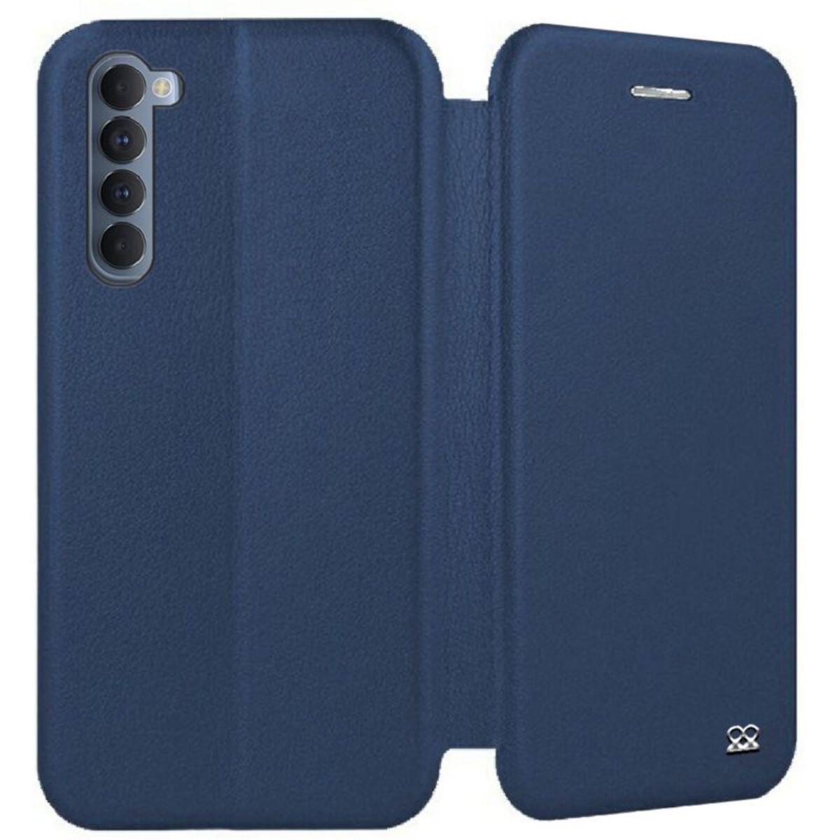 Etui IBROZ Oppo Reno 4 Pro Cuir bleu