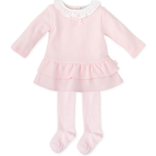 VESTIDO CON LEOTARDOS ROSA - Rosa