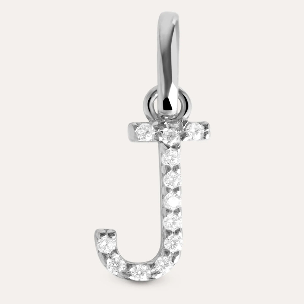 Charm Letter Spark in Argento