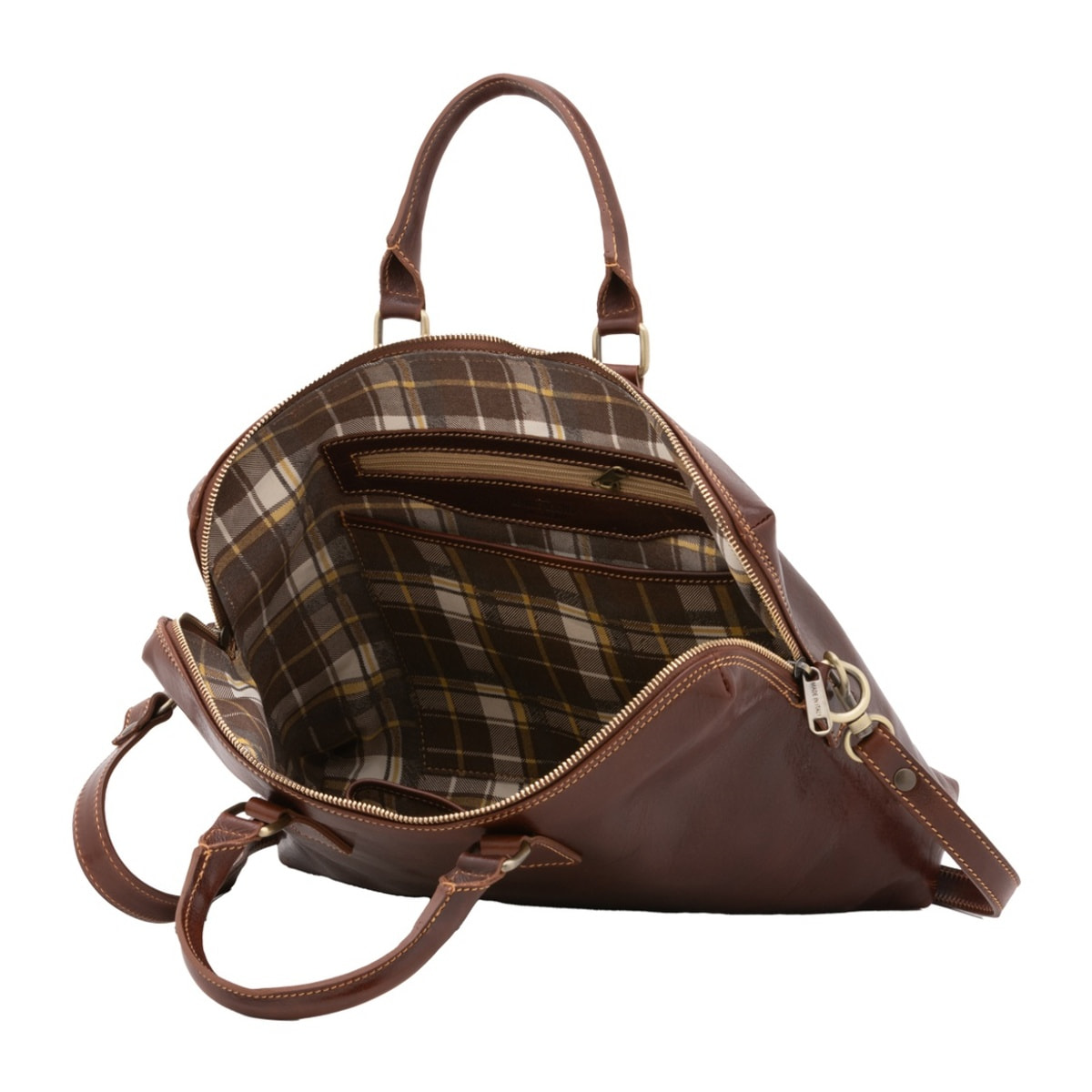 Borsa da lavoro uomo in vera pelle - Modello False - Made in Italy - 37.0 x 27.0 x 6.0 cm