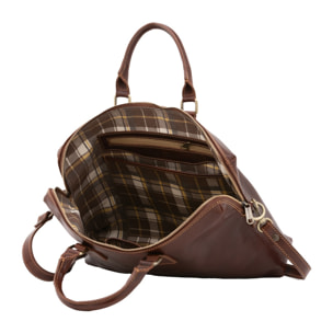 Borsa da lavoro uomo in vera pelle - Modello False - Made in Italy - 37.0 x 27.0 x 6.0 cm