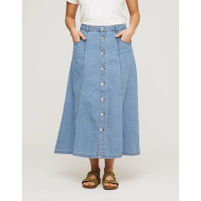 Falda Larga Denim - Jorta