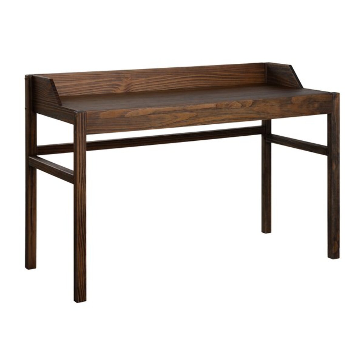 Bureau Creta -bois massif d'araucaria-couleur nogal 120 x 85 x 60 cm