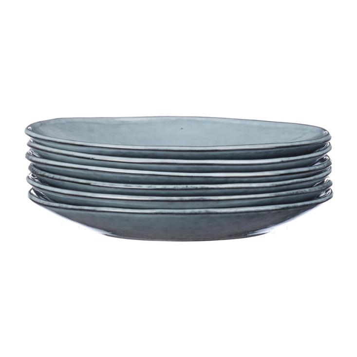 Assiette CLOUD Ø21,5cm - 6 pièces - Gris orage