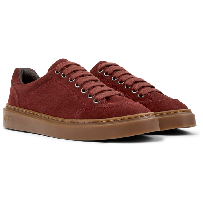 Sneakers - CAMPER Runner Twentyfive - Bordeaux - Pelle scamosciata