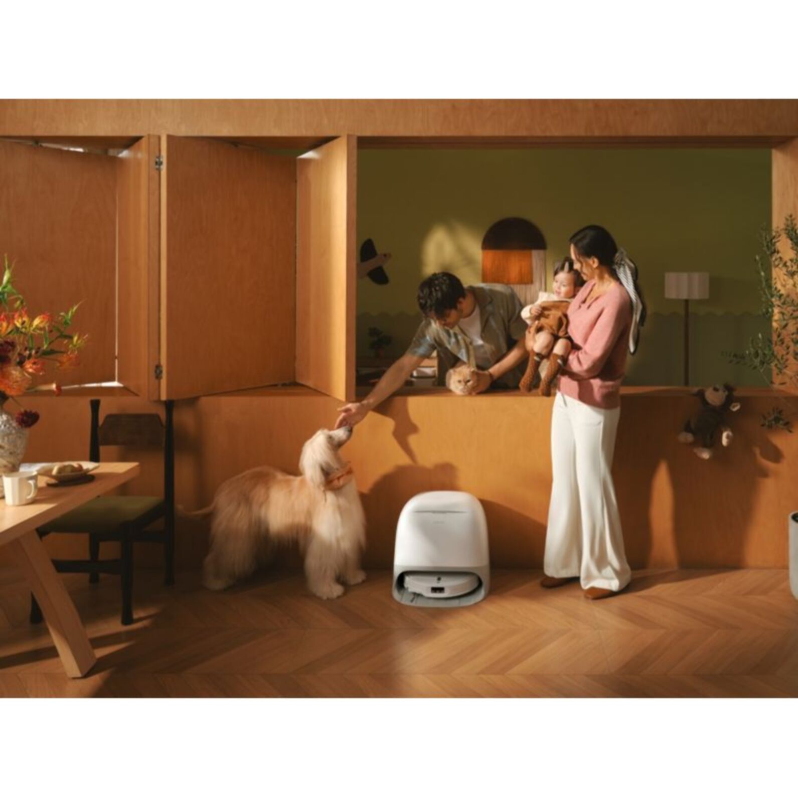 Robot Aspirateur Laveur ROBOROCK Qrevo Curv 2 ProX Blanc