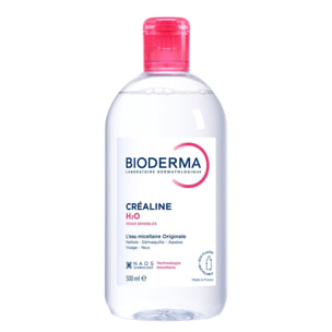Créaline H2O - Eau Micellaire Démaquillante Sans Rinçage - Peaux Sensibles