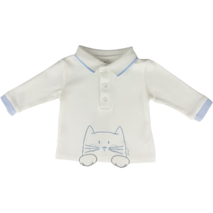 POLO ML INTERLOCK LATTE GATTINO