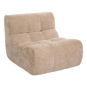 Fauteuil Miroa 92x82x68 cm en Tissu Beige