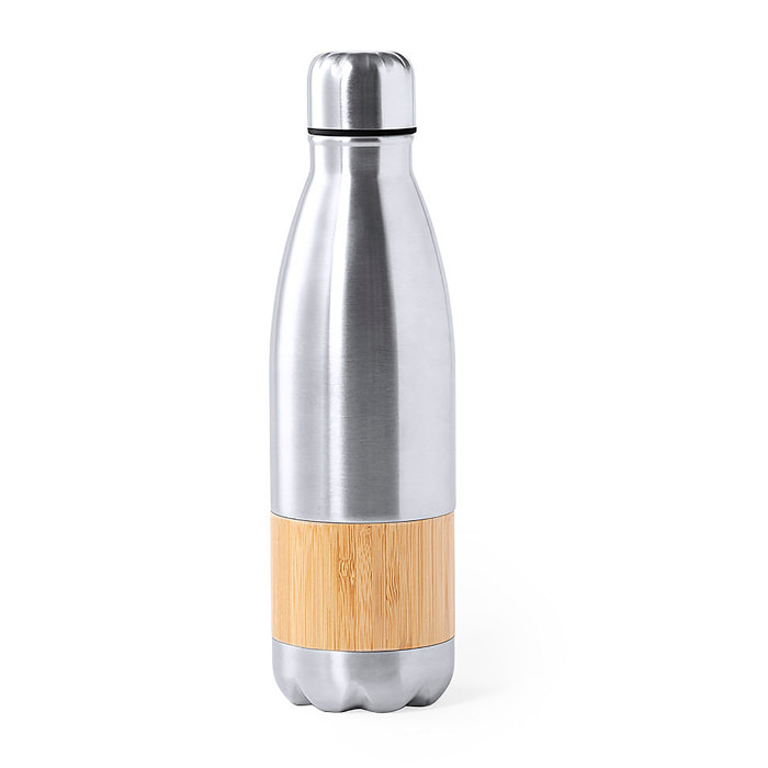 Bidón nature acero inox y bambú 750 ml