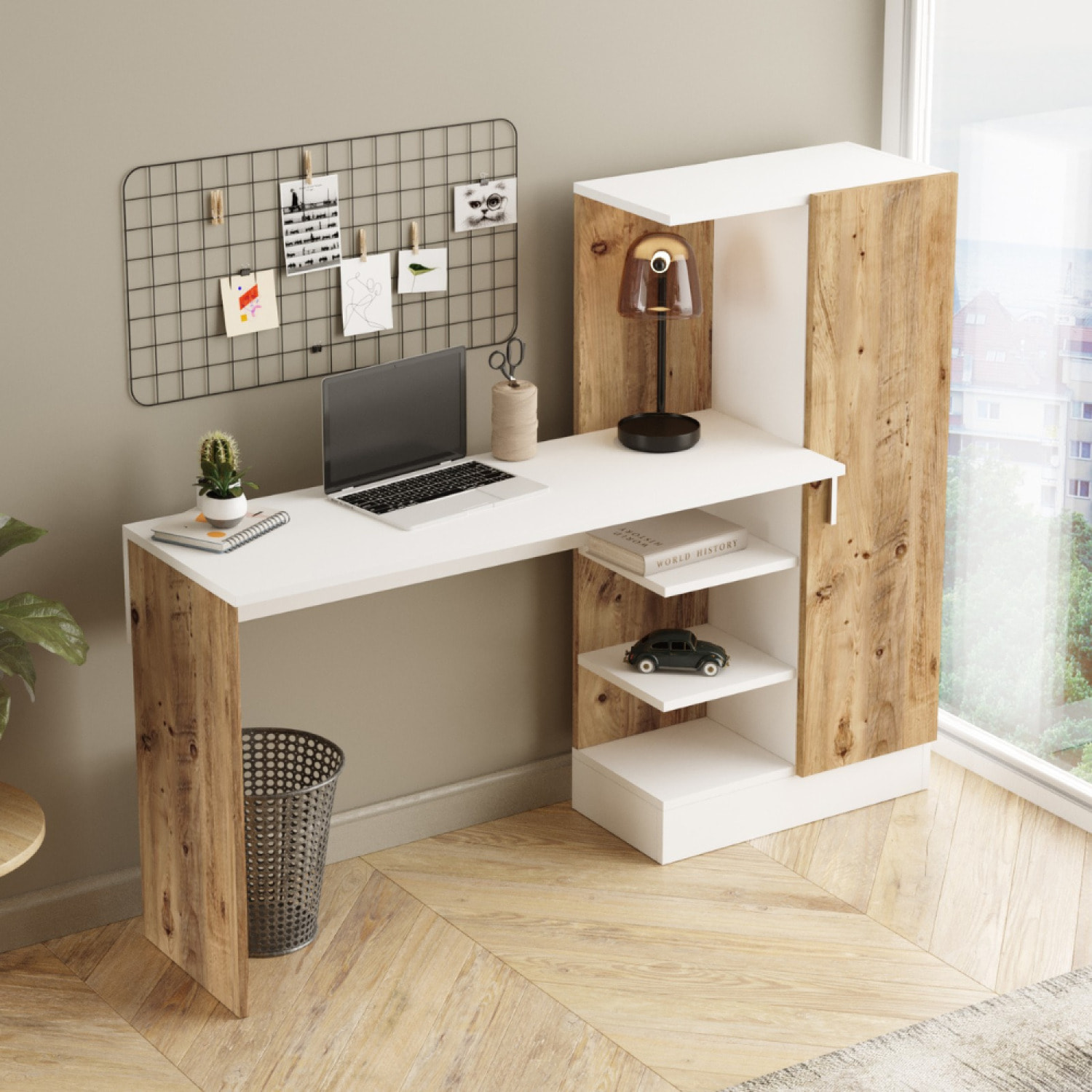 Bureau design avec rangements DHATE