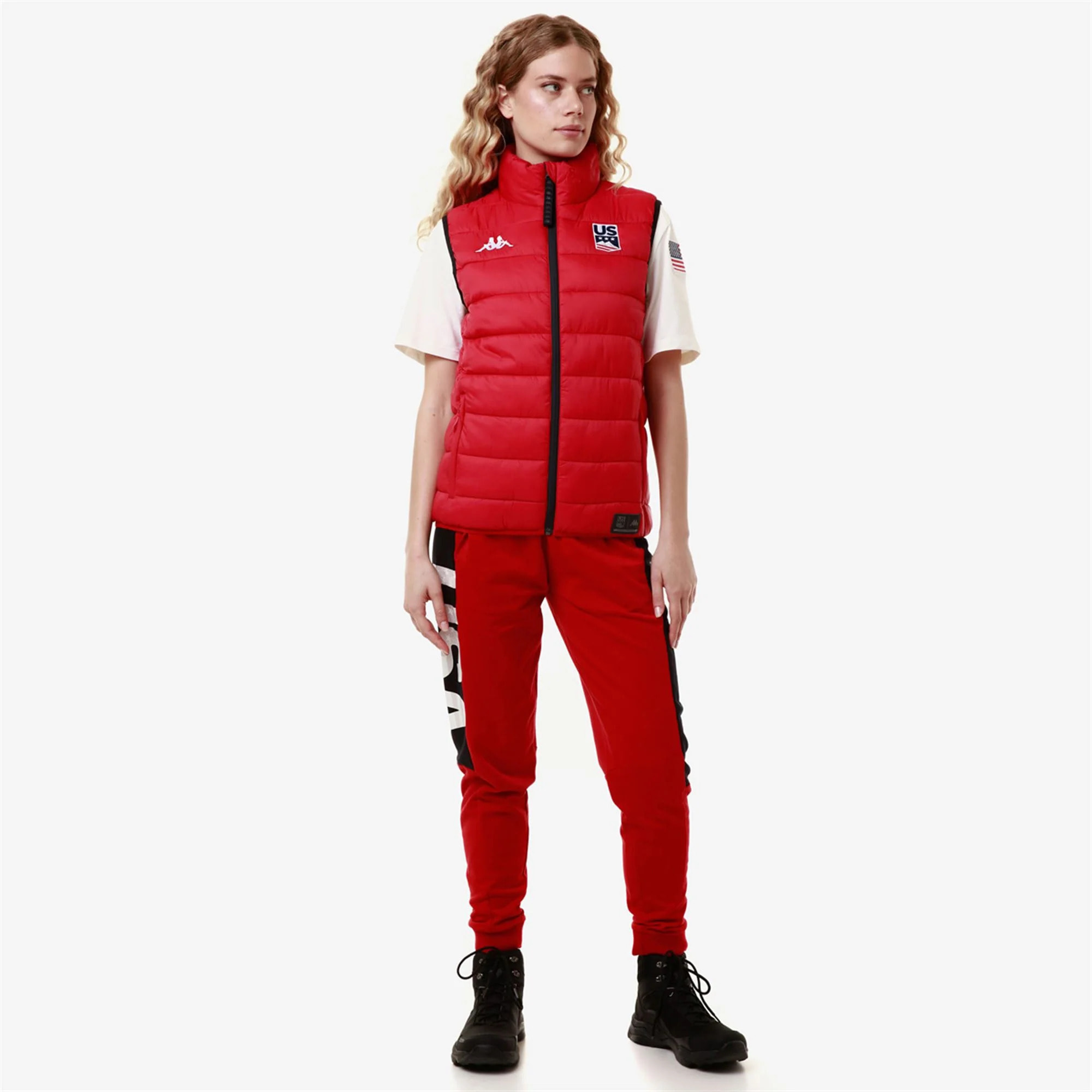 Kappa - Giacche Uomo Donna Rosso - 6CENTO 661 USA US