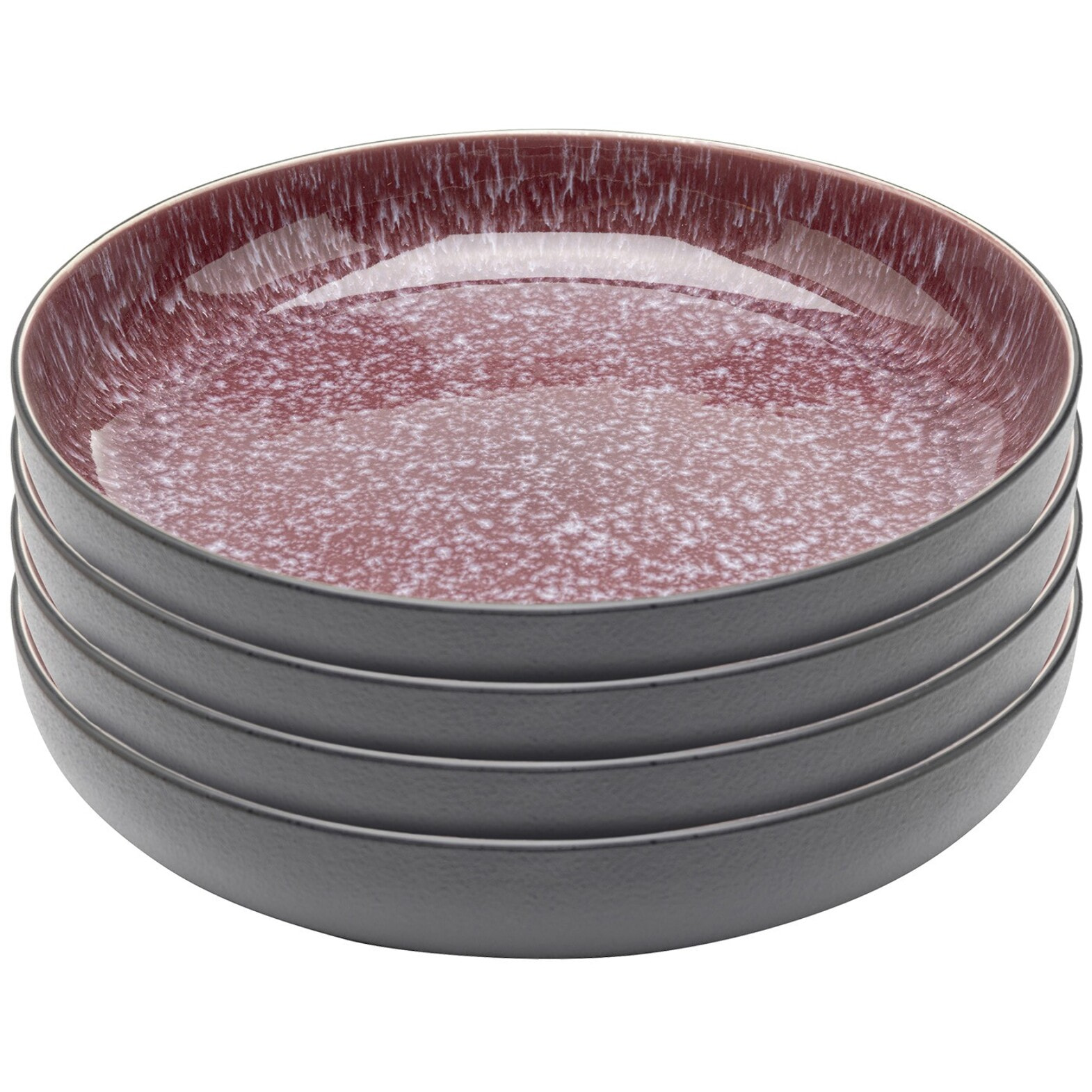 Assiettes creuses Alissa 23cm set de 4 Kare Design