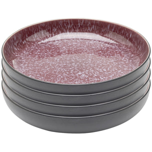 Assiettes creuses Alissa 23cm set de 4 Kare Design