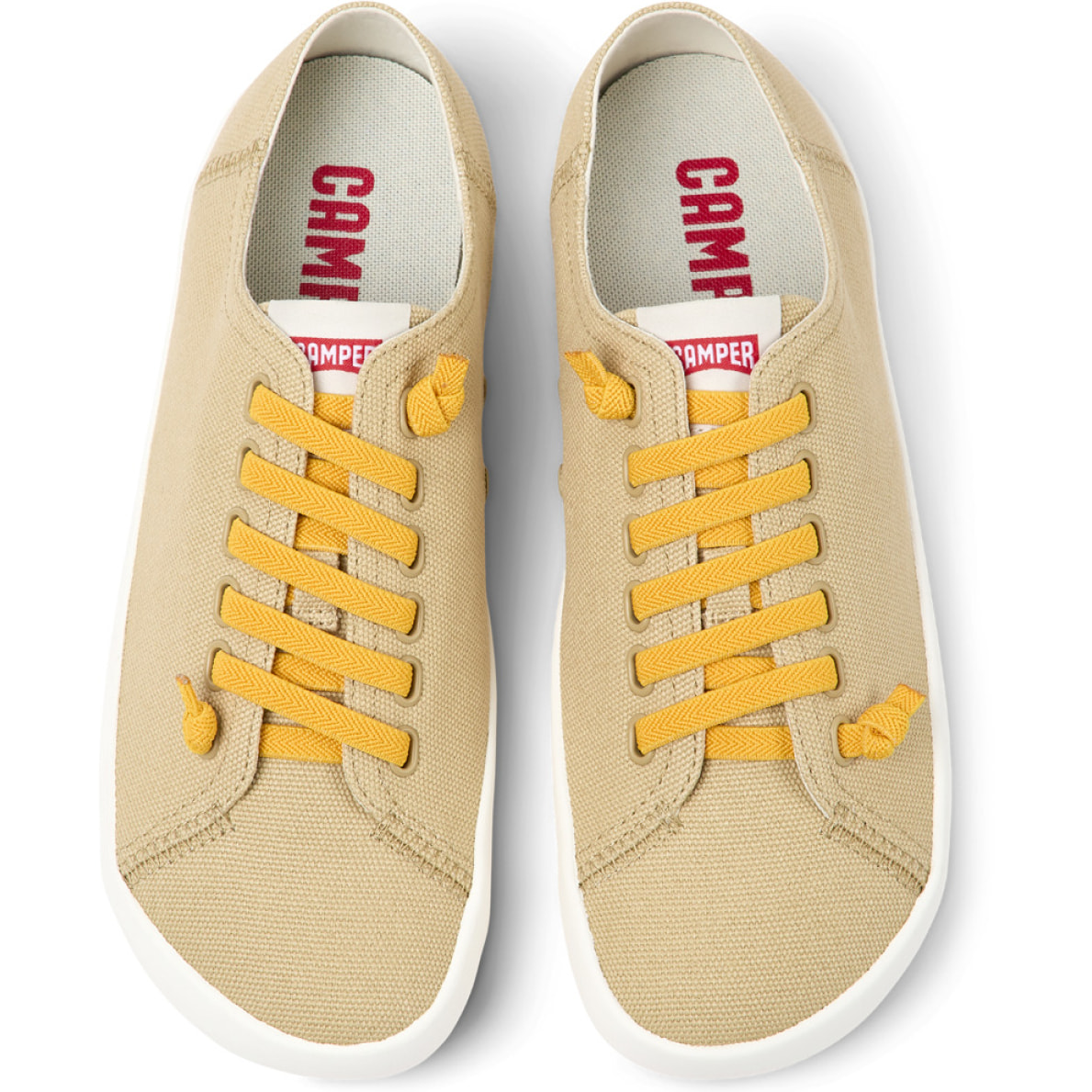 CAMPER Peu Rambla Vulcanizado - Zapatillas Sneakers Beige Hombre