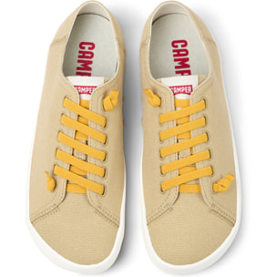 CAMPER Peu Rambla Vulcanizado - Zapatillas Sneakers Beige Hombre