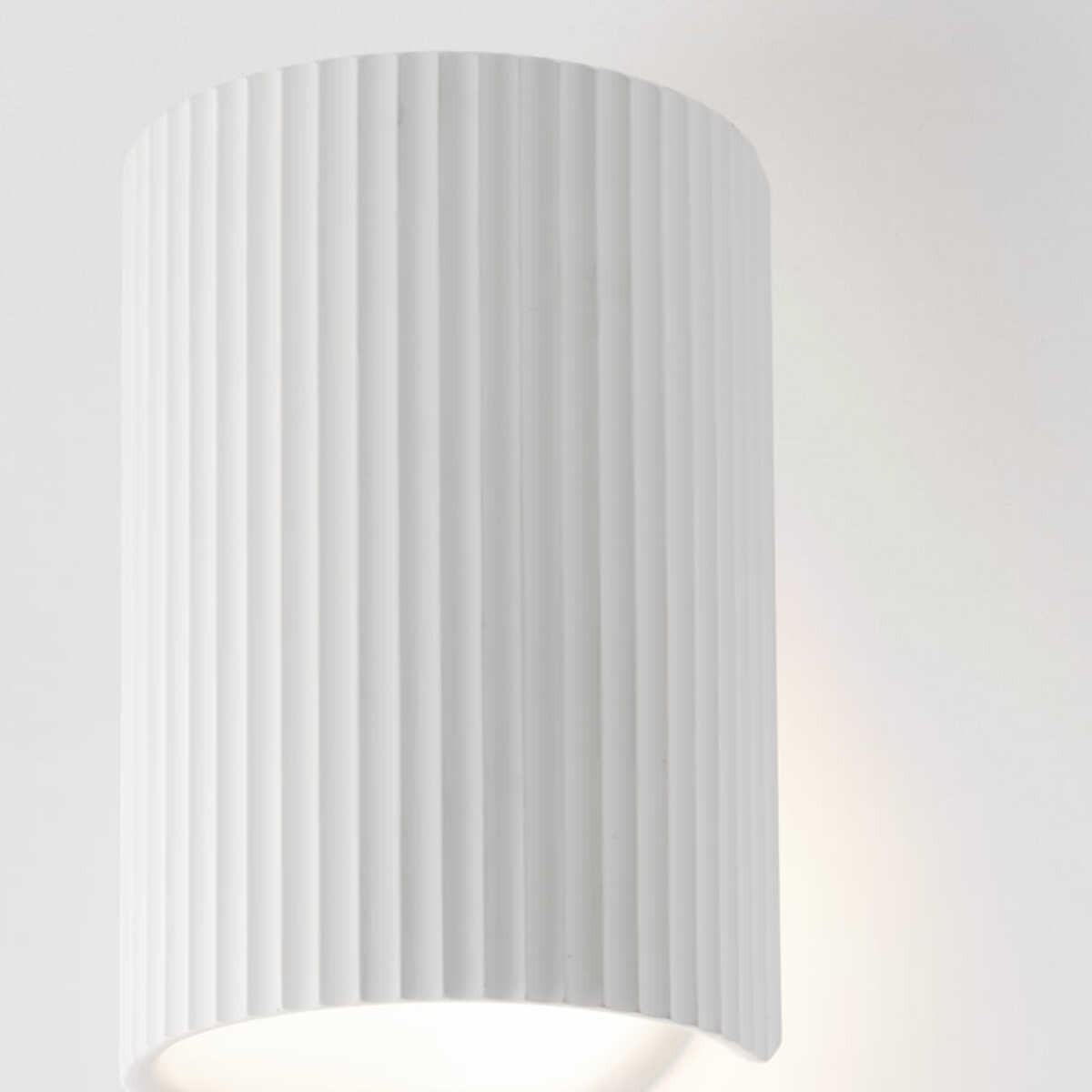 TRAMA 1L Lampada da parete bianca