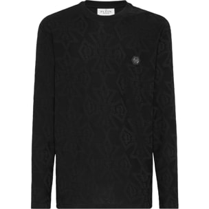 PHILIPP PLEIN Camiseta Cuello Redondo Ls CREST